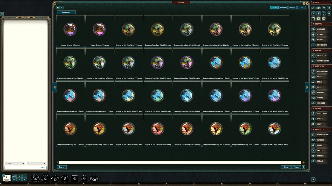 Fantasy Grounds - Portal Packs - Token Essentials: Dragons of the East Screenshot 4
