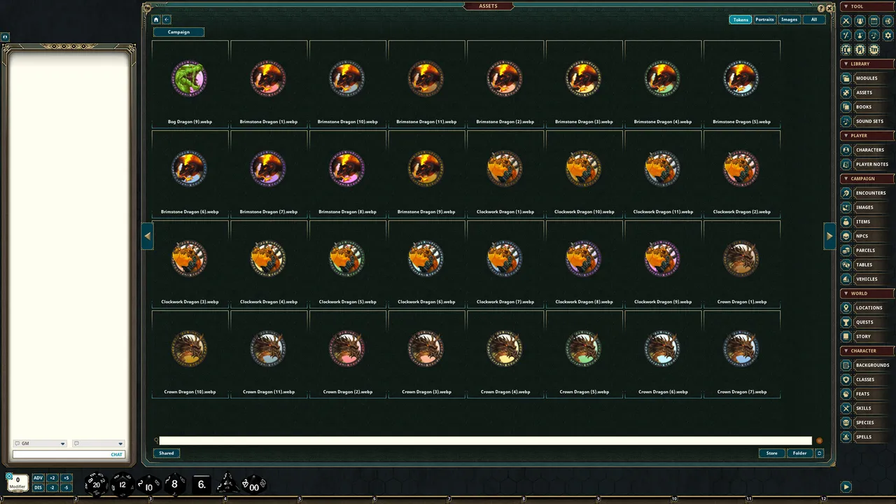 Fantasy Grounds - Portal Packs - Token Essentials: Dragons of the East Screenshot 3