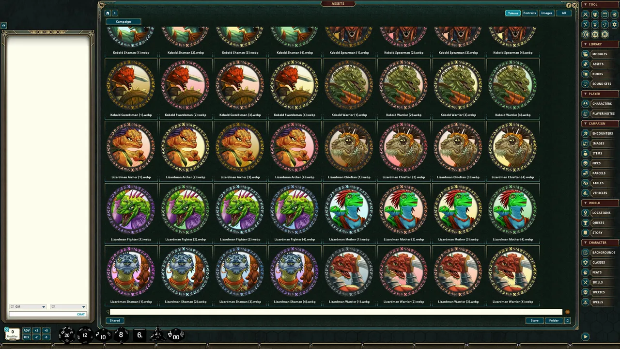 Fantasy Grounds - Portal Packs - Token Essentials: The Warband Screenshot 3