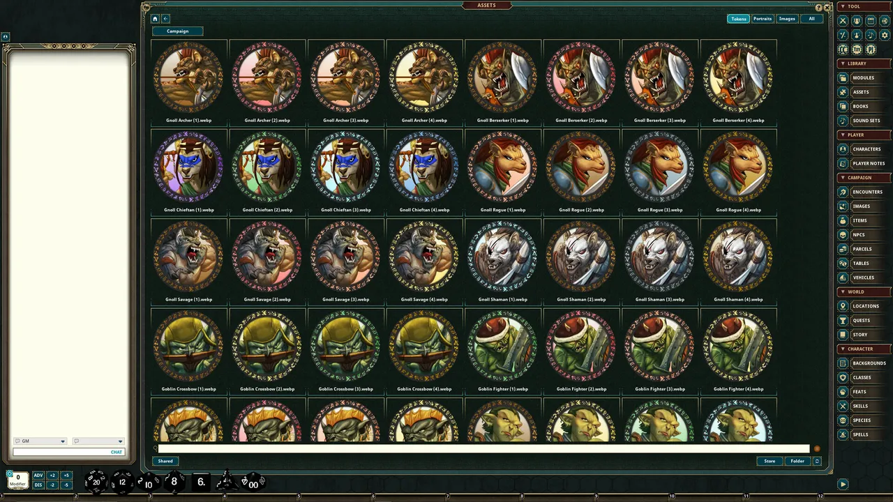 Fantasy Grounds - Portal Packs - Token Essentials: The Warband Screenshot 4