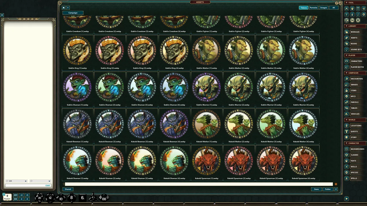 Fantasy Grounds - Portal Packs - Token Essentials: The Warband Screenshot 2