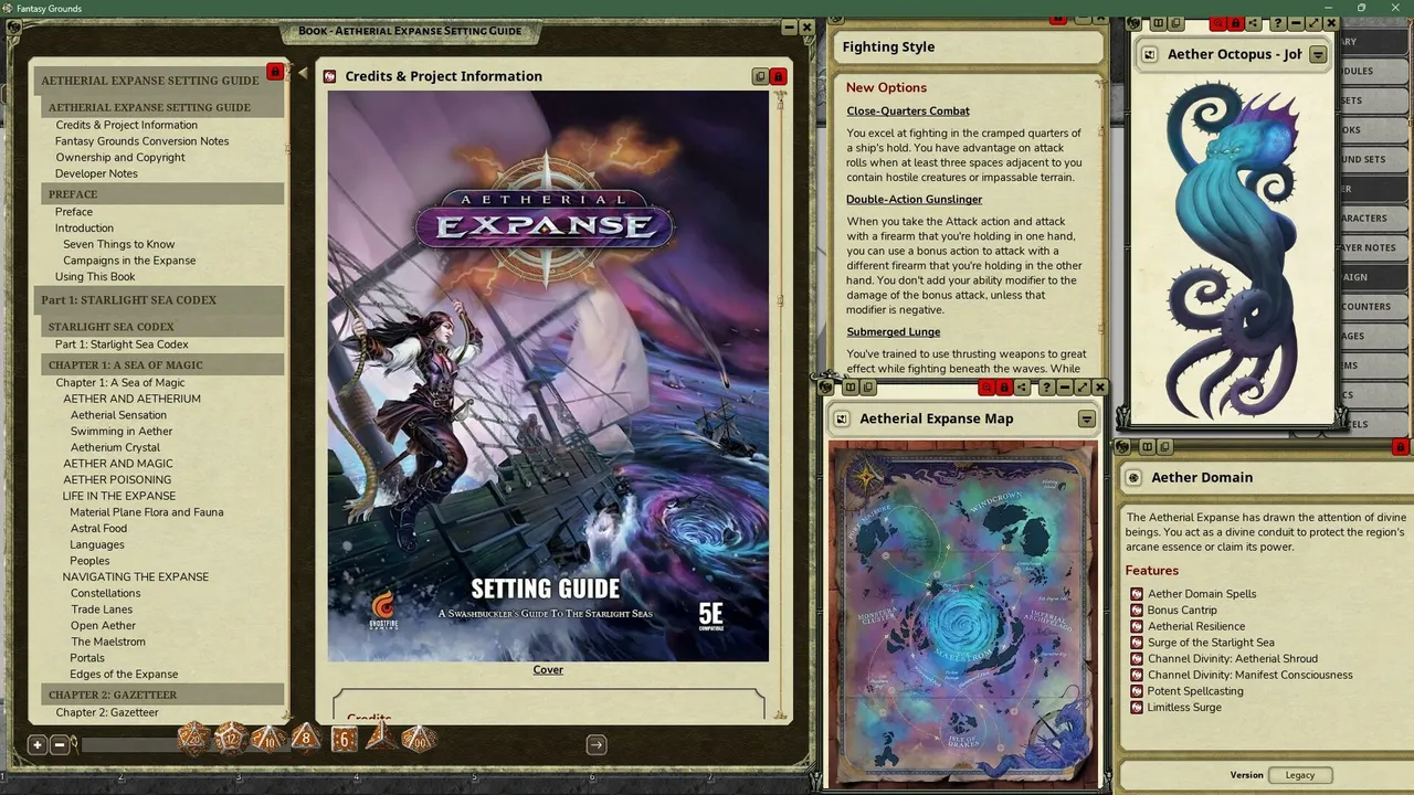 Fantasy Grounds - Aetherial Expanse: Setting Guide Screenshot 0