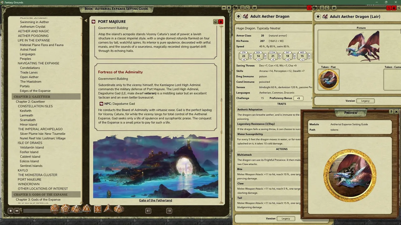 Fantasy Grounds - Aetherial Expanse: Setting Guide Screenshot 2