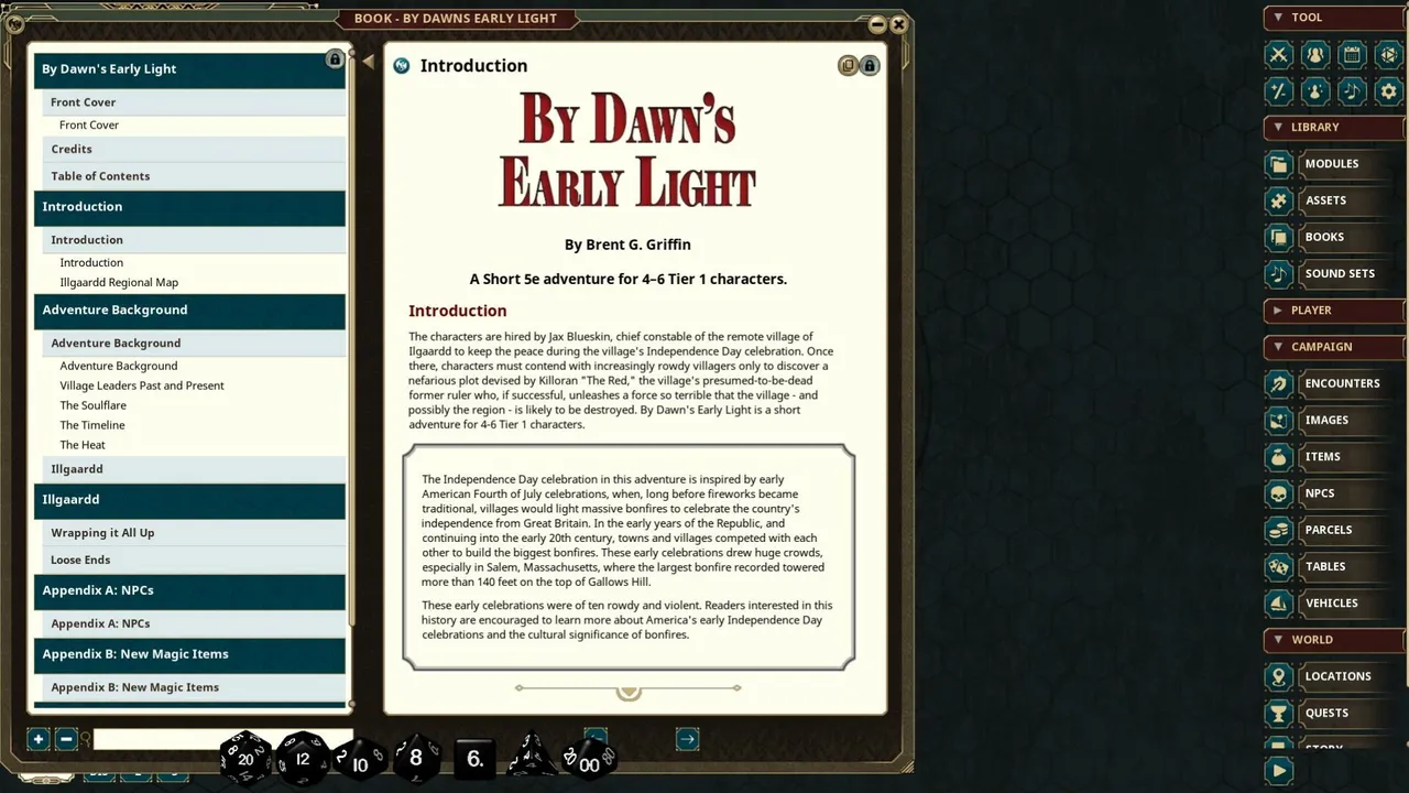 Fantasy Grounds - By Dawns Early Light (5e) Screenshot 2