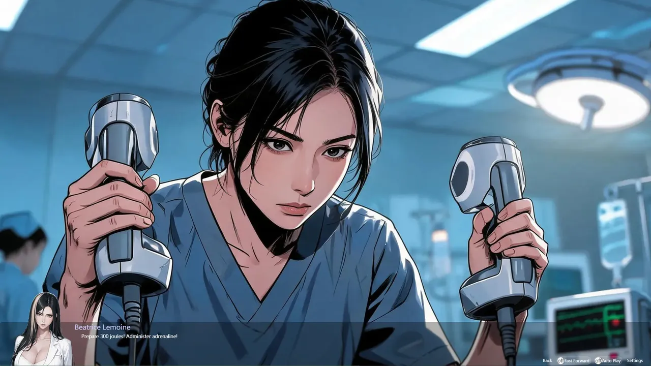 Cold Beauty Doctor Kneels to Submit Screenshot 7