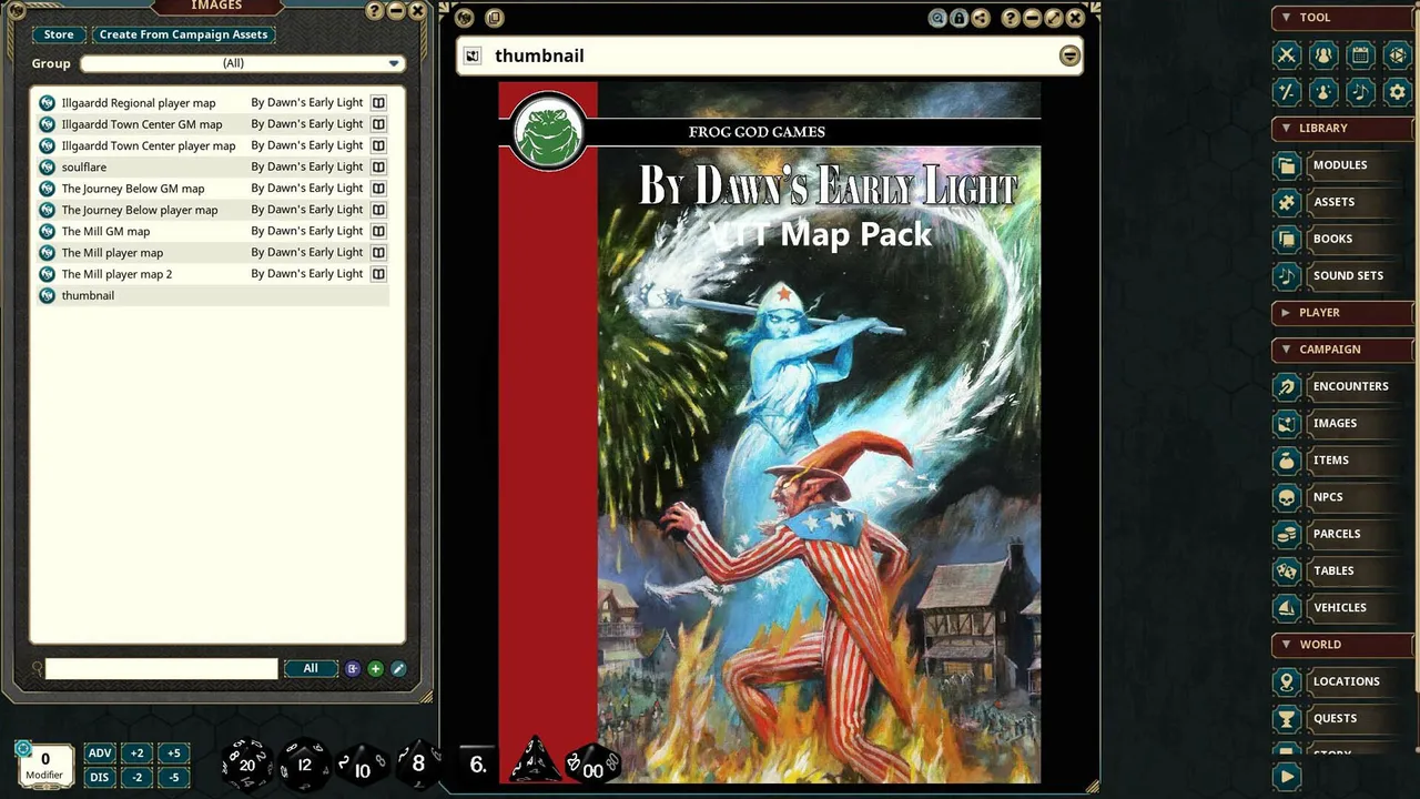 Fantasy Grounds - VTT Map Pack: By Dawn's Early Light Screenshot 0