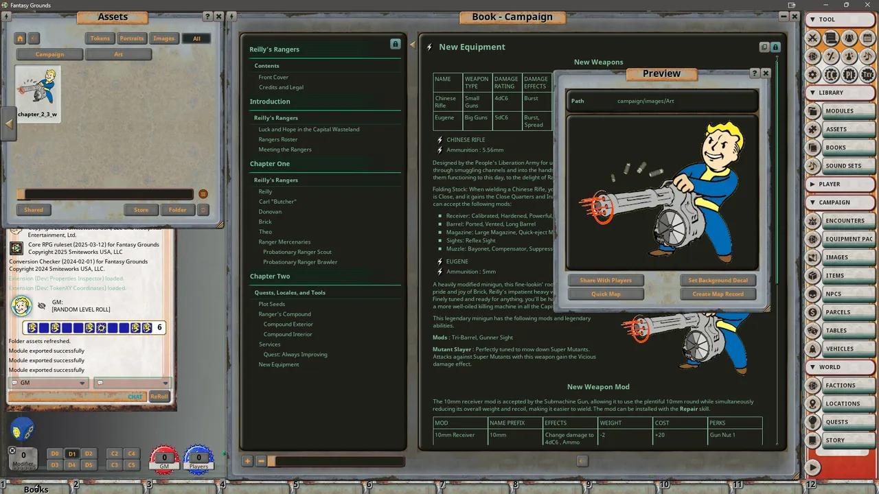 Fantasy Grounds - Fallout RPG - NPC Pack 3 - Reilly's Rangers Screenshot 4
