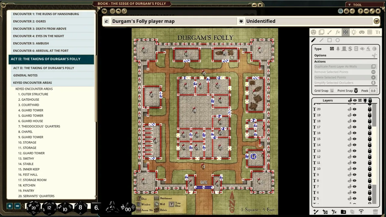 Fantasy Grounds - The Siege of Durgam's Folly Screenshot 2