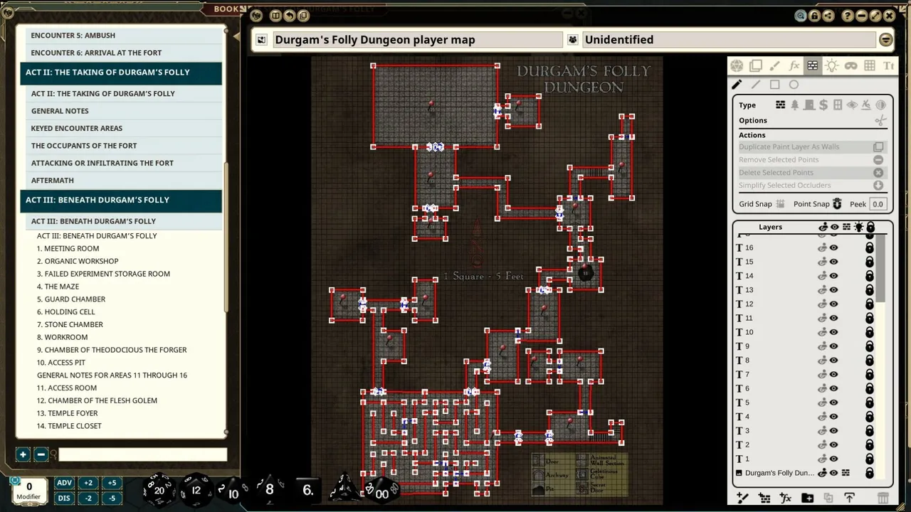 Fantasy Grounds - The Siege of Durgam's Folly (5e) Screenshot 3