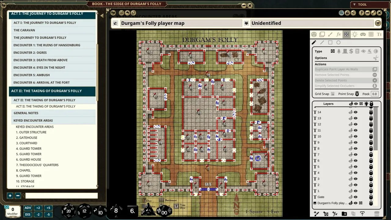 Fantasy Grounds - The Siege of Durgam's Folly (5e) Screenshot 4