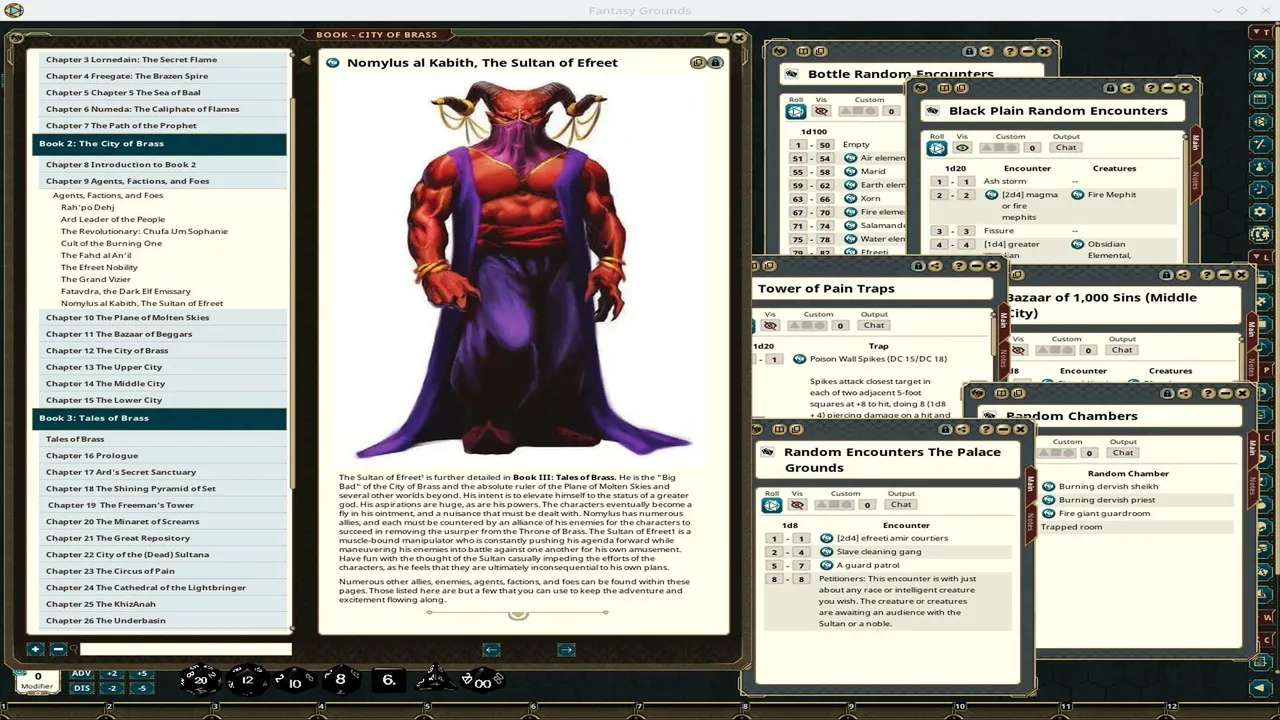 Fantasy Grounds - City of Brass (5e) Screenshot 4