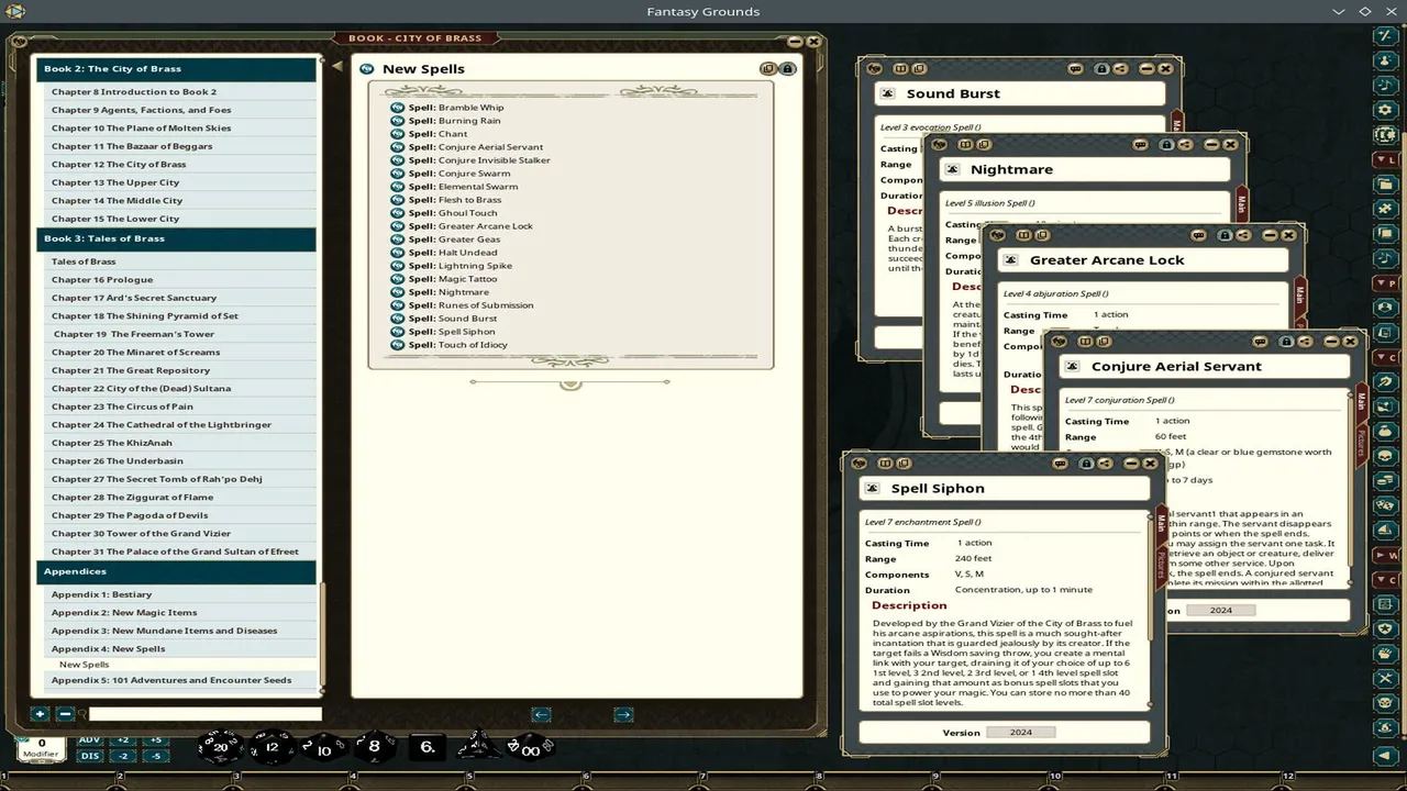 Fantasy Grounds - City of Brass (5e) Screenshot 5