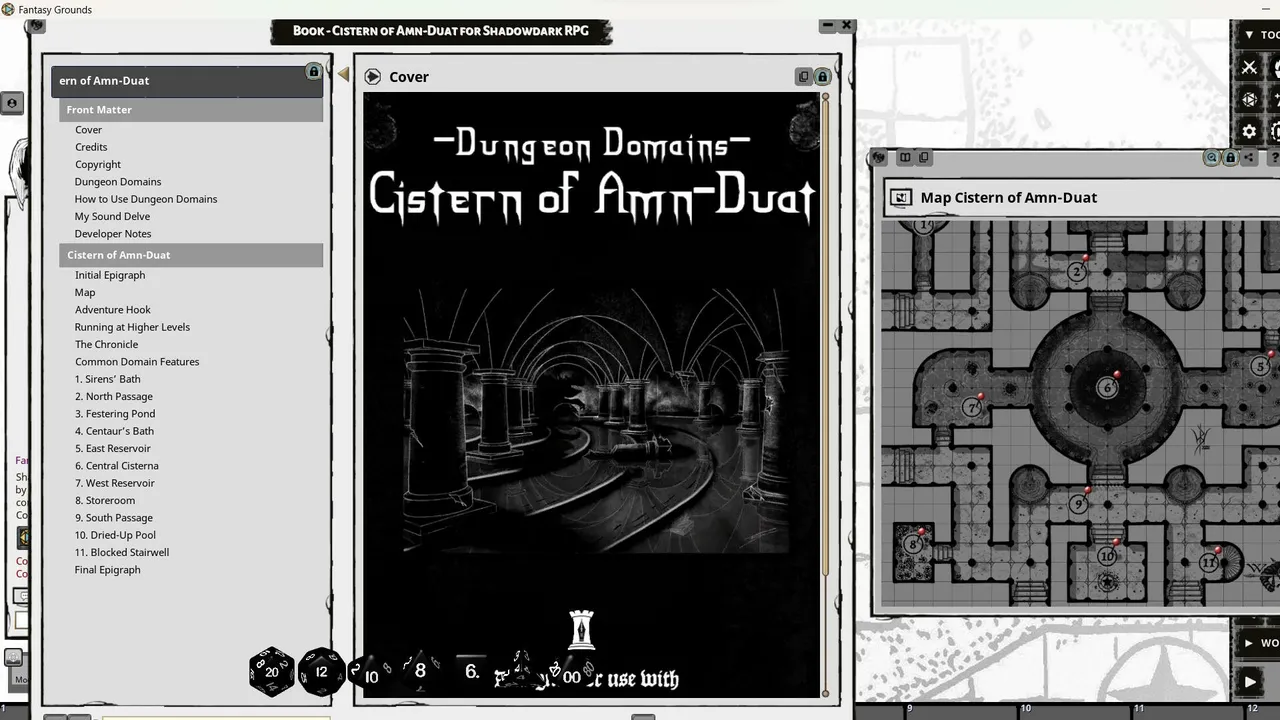 Fantasy Grounds - Cistern of Amn-Duat for Shadowdark RPG Screenshot 0