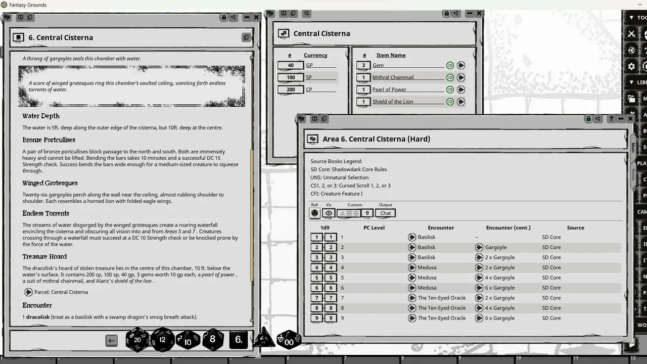 Fantasy Grounds - Cistern of Amn-Duat for Shadowdark RPG Screenshot 5
