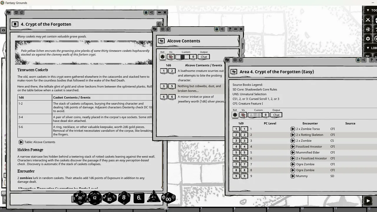 Fantasy Grounds - Cistern of Amn-Duat for Shadowdark RPG Screenshot 1