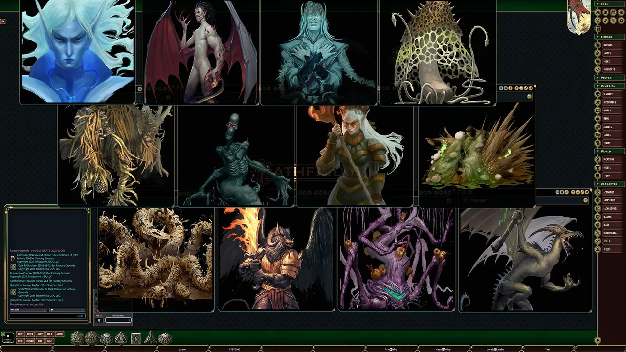 Fantasy Grounds - Pathfinder 2 - A Voice in the Blight - Spore War 3 of 3 Screenshot 1