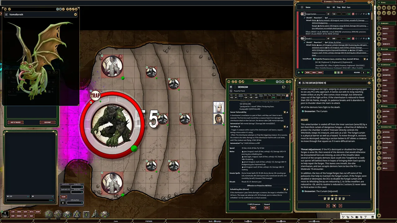 Fantasy Grounds - Pathfinder 2 - A Voice in the Blight - Spore War 3 of 3 Screenshot 2