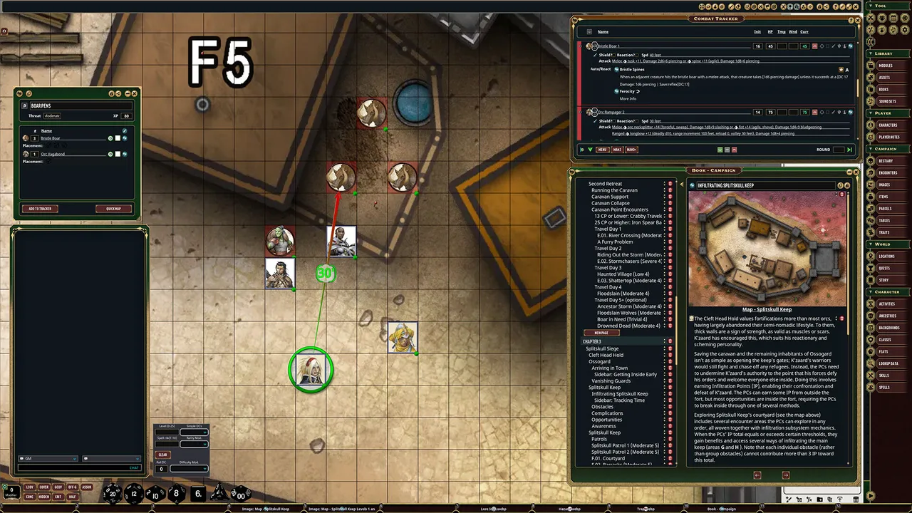 Fantasy Grounds - Pathfinder 2 - The Resurrection Flood - Triumph of the Tusk 1 of 3 Screenshot 0