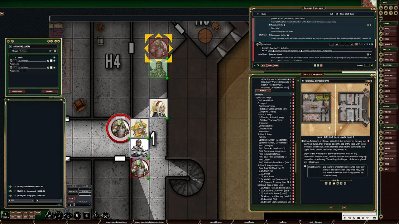 Fantasy Grounds - Pathfinder 2 - The Resurrection Flood - Triumph of the Tusk 1 of 3 Screenshot 3