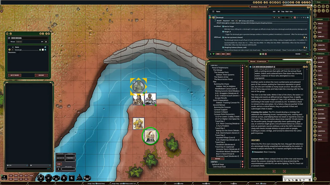 Fantasy Grounds - Pathfinder 2 - The Resurrection Flood - Triumph of the Tusk 1 of 3 Screenshot 4