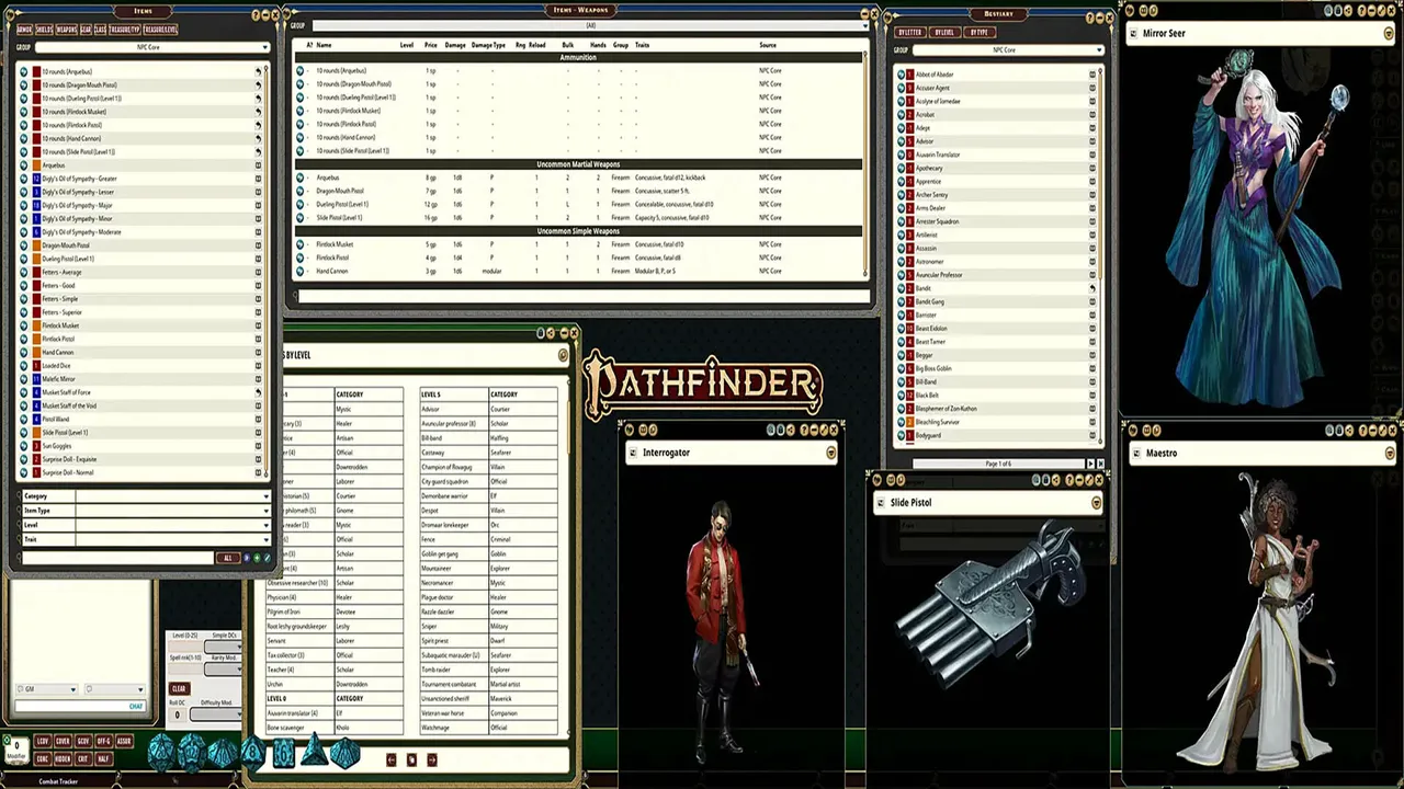 Fantasy Grounds - Pathfinder 2 RPG - NPC Core Screenshot 1