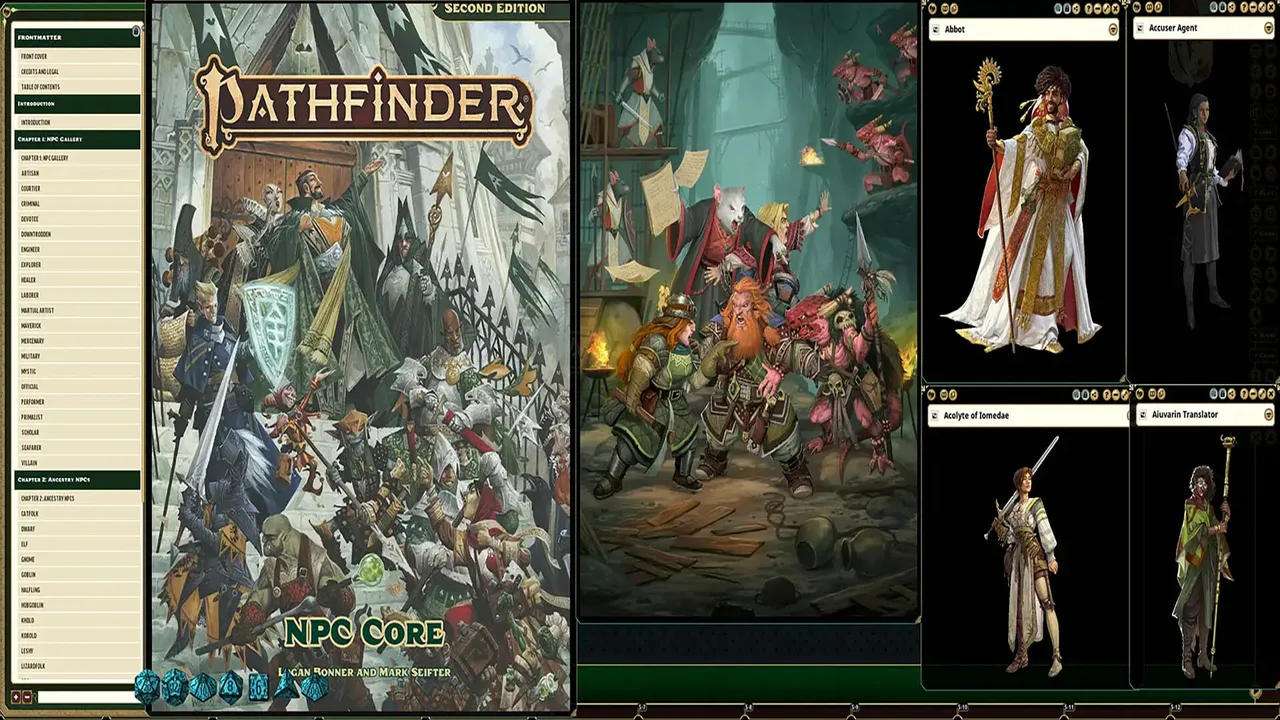 Fantasy Grounds - Pathfinder 2 RPG - NPC Core Screenshot 2