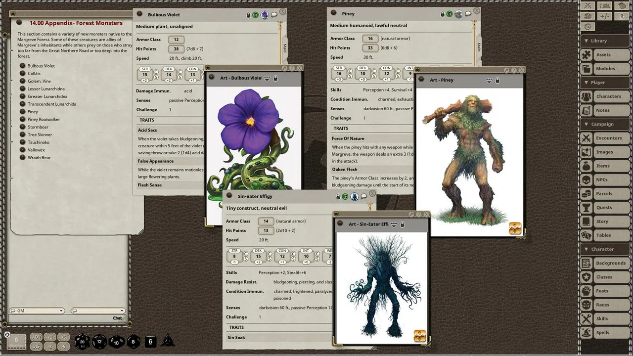 Fantasy Grounds - The Old Margreve - Player's Guide Screenshot 4