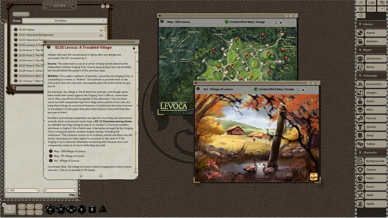 Fantasy Grounds - The Old Margreve - Player's Guide Screenshot 3