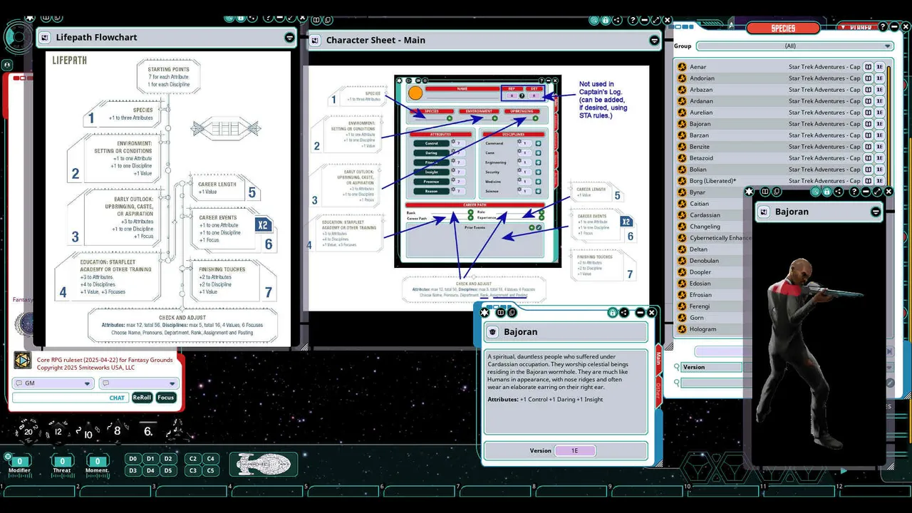 Fantasy Grounds - Star Trek Adventures: Captain's Log Solo Roleplaying Game Screenshot 11