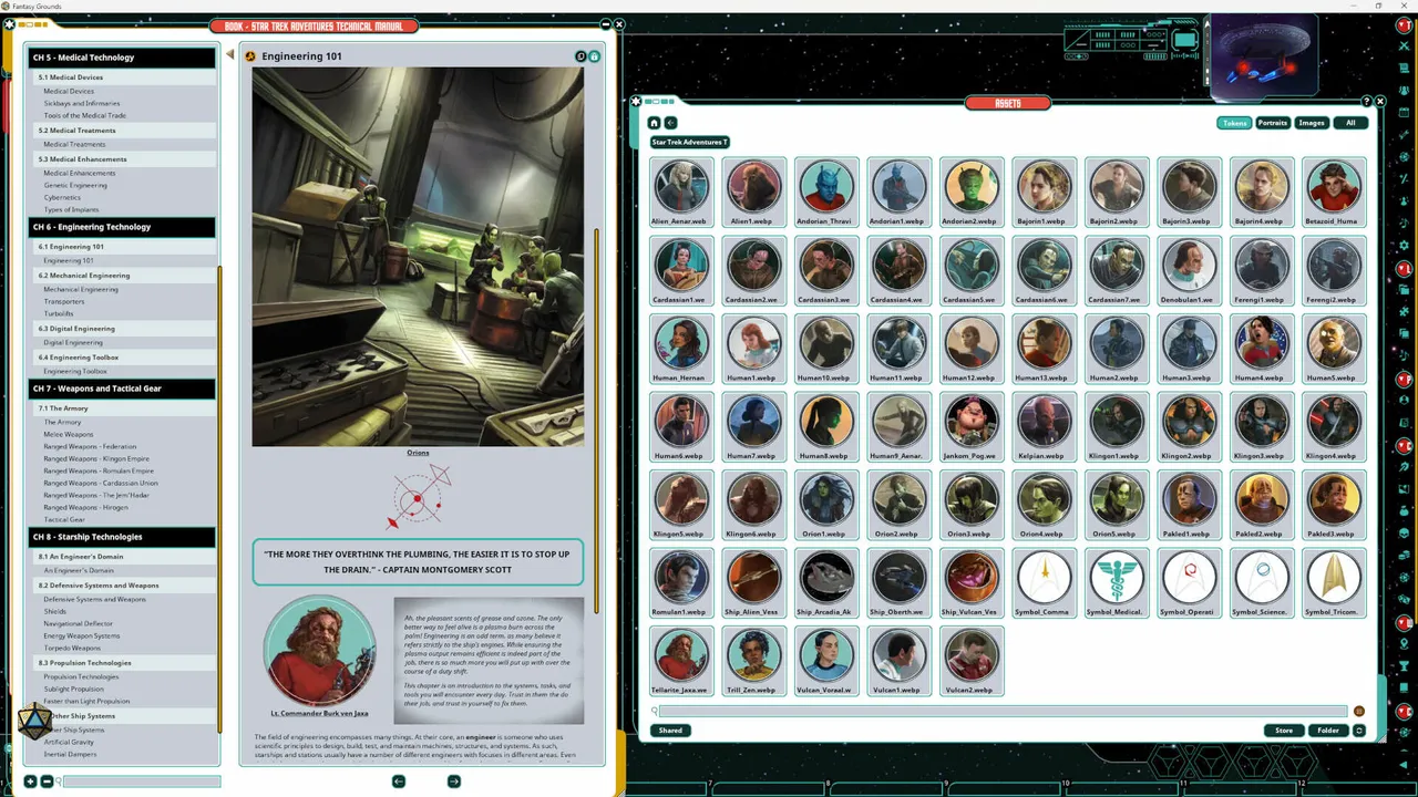 Fantasy Grounds - Star Trek Adventures - The Roleplaying Game - Technical Manual Screenshot 5