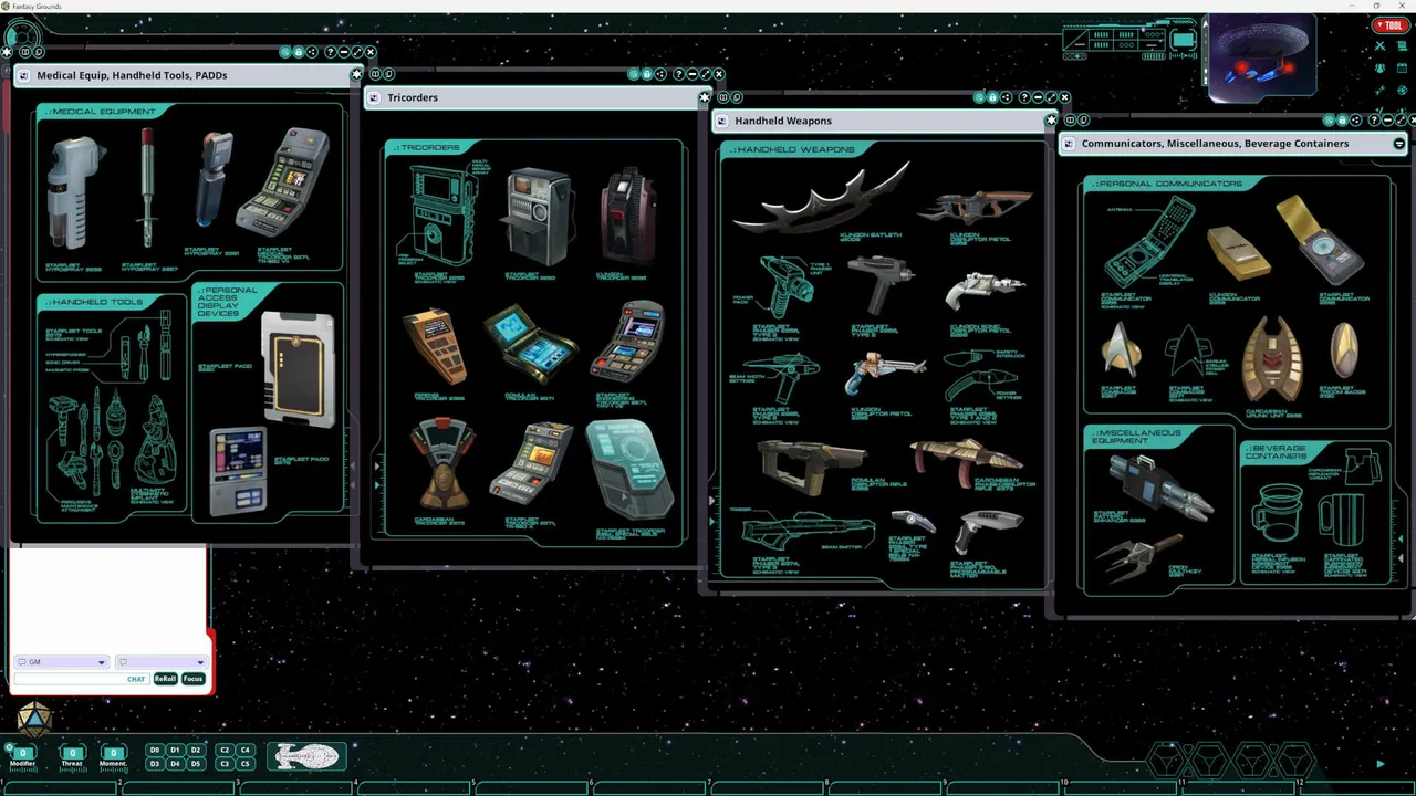 Fantasy Grounds - Star Trek Adventures - The Roleplaying Game - Technical Manual Screenshot 1