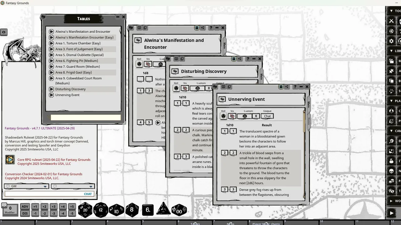 Fantasy Grounds - Dismal Oubliette for Shadowdark RPG Screenshot 4