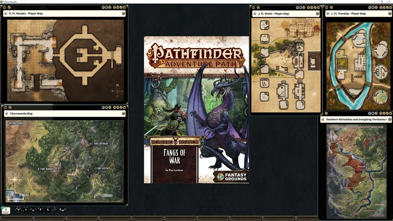 Fantasy Grounds - Pathfinder RPG - Ironfang Invasion Adventure Path (2 of 6) - Fangs of War Screenshot 3