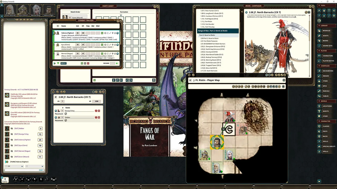 Fantasy Grounds - Pathfinder RPG - Ironfang Invasion Adventure Path (2 of 6) - Fangs of War Screenshot 1