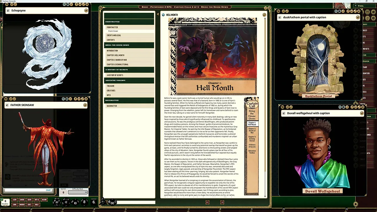 Fantasy Grounds - Pathfinder 2 RPG - Curtain Call Adventure Path - Bring the House Down (3 of 3) Screenshot 2