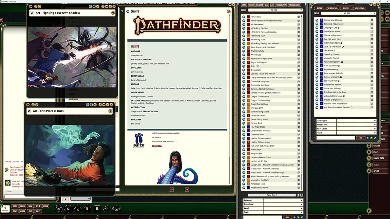 Fantasy Grounds - Pathfinder 2 RPG - Season of Ghosts AP 4: To Bloom Below the Web Screenshot 4