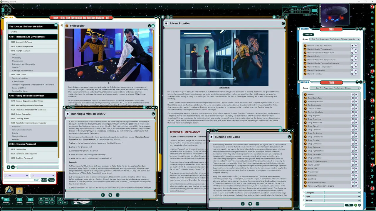Fantasy Grounds - Star Trek Adventures: The Sciences Division Supplemental Rulebook Screenshot 5