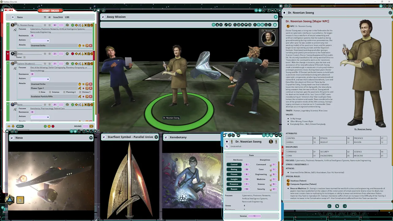 Fantasy Grounds - Star Trek Adventures: The Sciences Division Supplemental Rulebook Screenshot 3