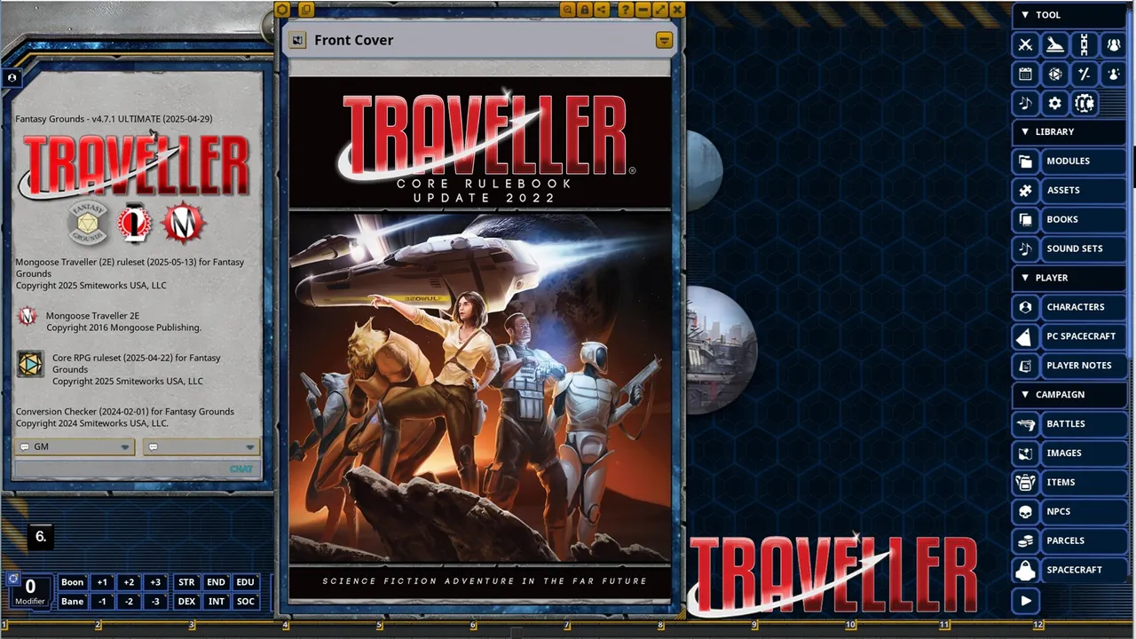 Fantasy Grounds - Traveller Core Rulebook Update 2022 Screenshot 2