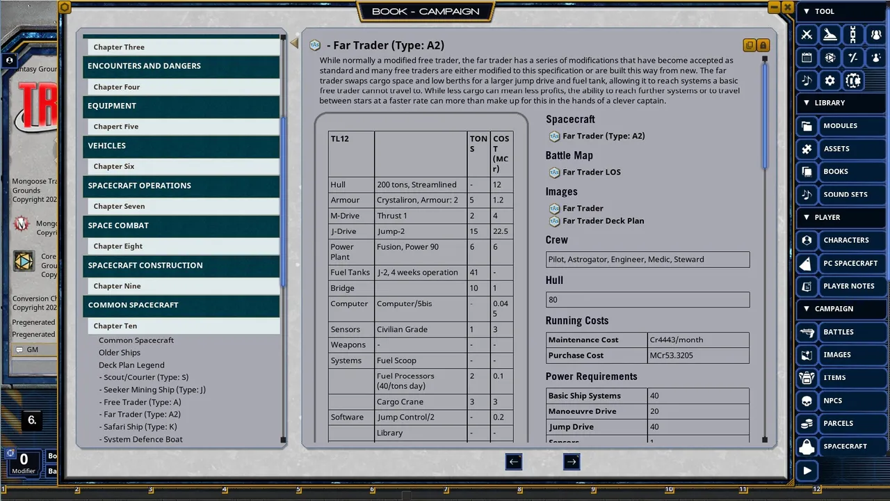 Fantasy Grounds - Traveller Core Rulebook Update 2022 Screenshot 1