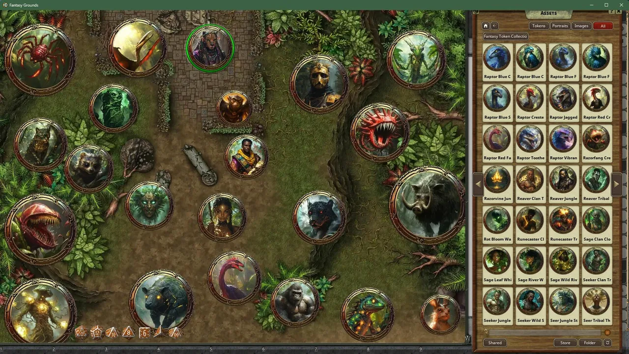 Fantasy Grounds - Fantasy Token Collection - Jungle Denizens 01 Screenshot 2