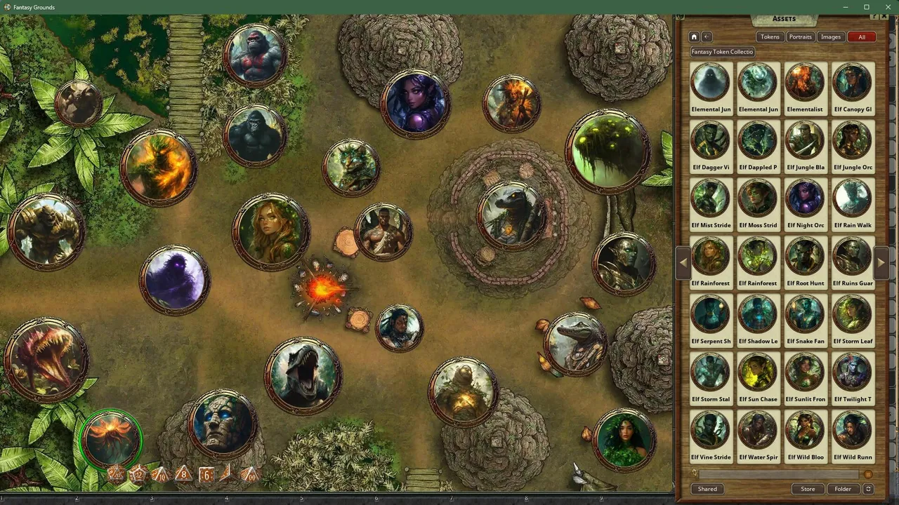 Fantasy Grounds - Fantasy Token Collection - Jungle Denizens 01 Screenshot 1