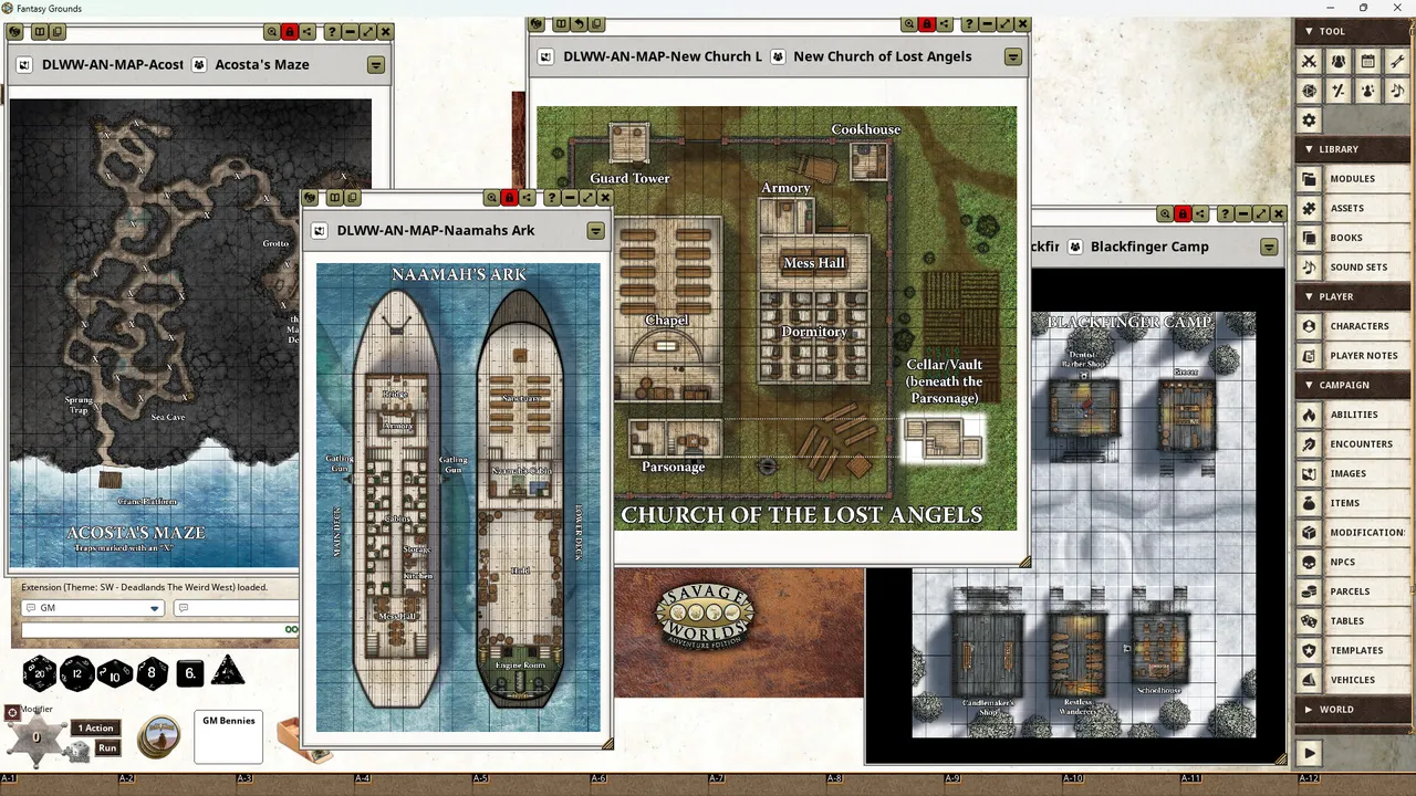 Fantasy Grounds - Deadlands: Guide to Weird West - The Abominable Northwest (Savage Worlds) Screenshot 5