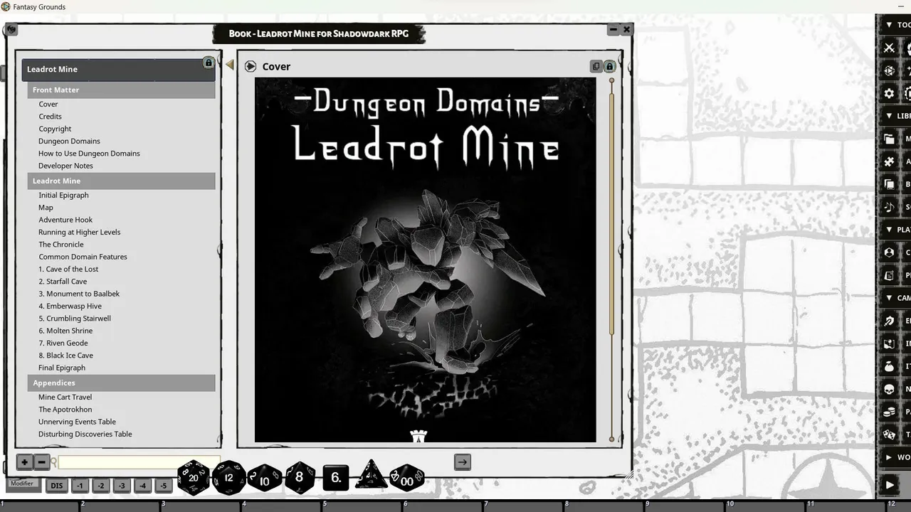 Fantasy Grounds - Leadrot Mine for Shadowdark RPG Screenshot 4