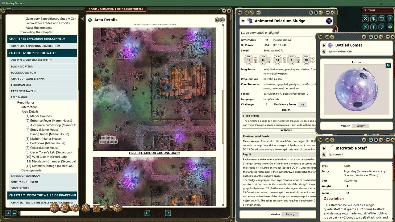 Fantasy Grounds - Dungeons of Drakkenheim Screenshot 4