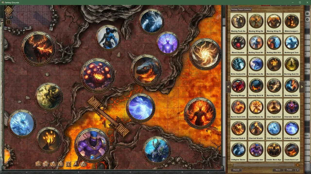 Fantasy Grounds - Fantasy Token Collection - Elemental 01 Screenshot 0
