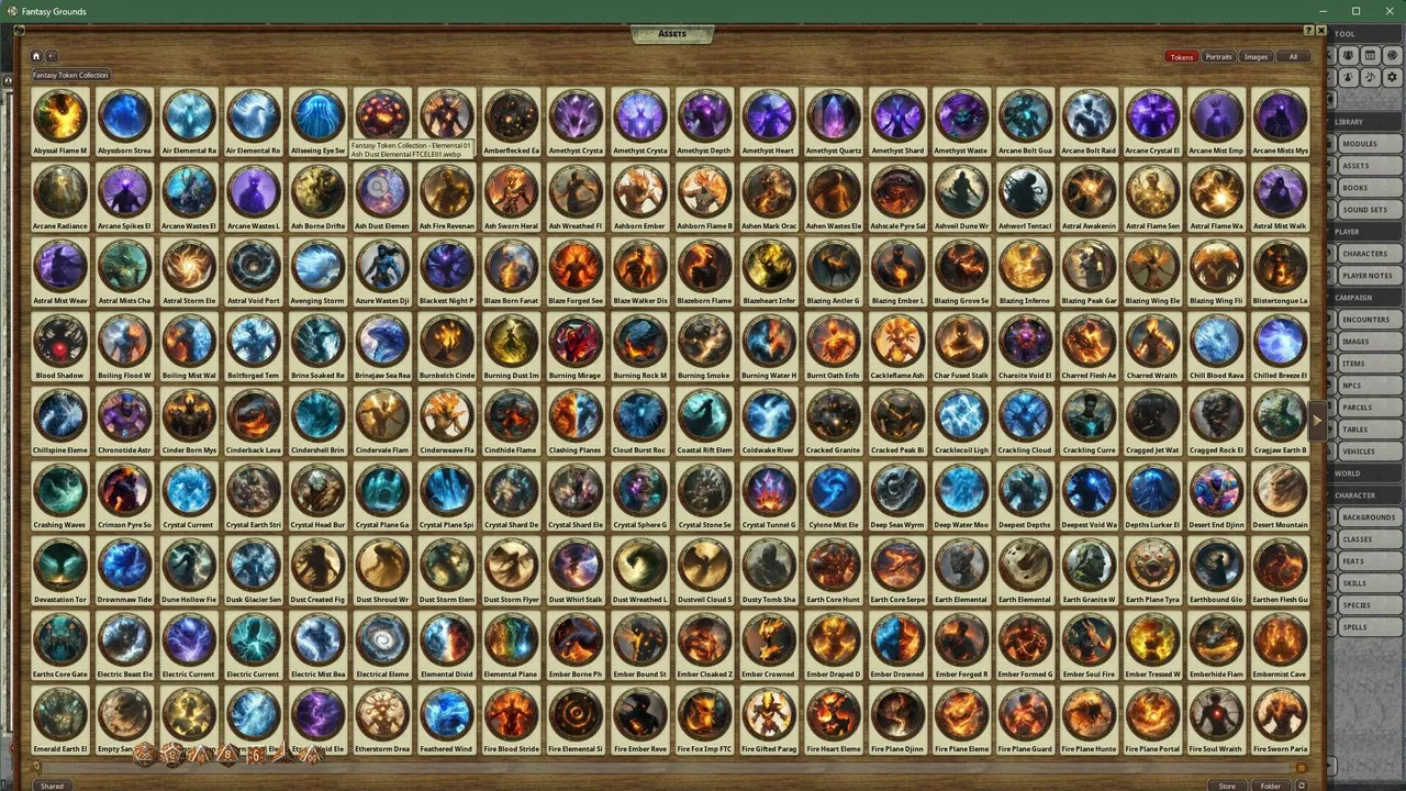 Fantasy Grounds - Fantasy Token Collection - Elemental 01 Screenshot 3