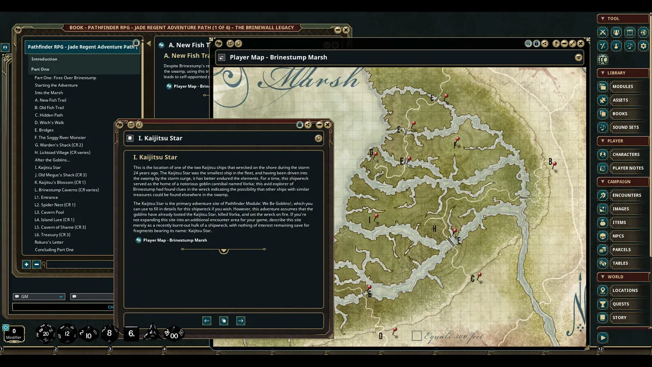 Fantasy Grounds - Pathfinder RPG - Jade Regent Adventure Path (1 of 6) - The Brinewall Legacy Screenshot 1