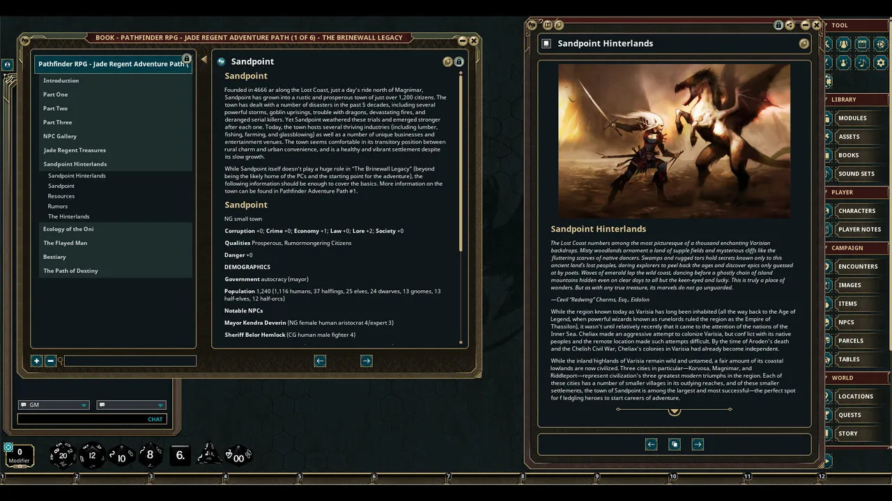 Fantasy Grounds - Pathfinder RPG - Jade Regent Adventure Path (1 of 6) - The Brinewall Legacy Screenshot 2