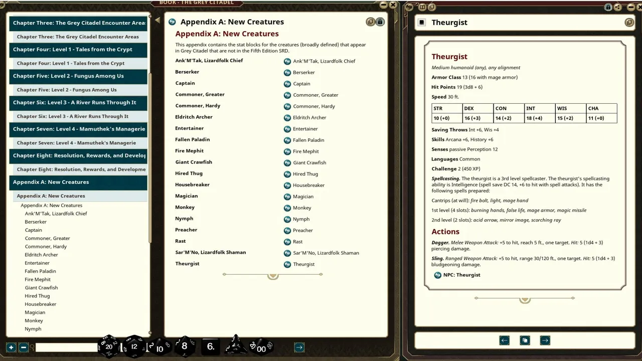 Fantasy Grounds - The Grey Citadel Screenshot 1